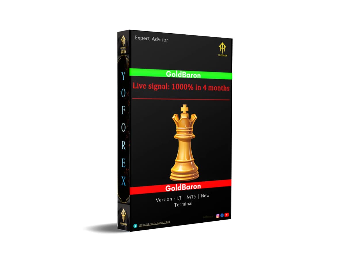 Unleash the Golden Fury: GoldBaron XAUUSD EA V1.3 MT5 – Your Imperial Decree to Forex Domination!