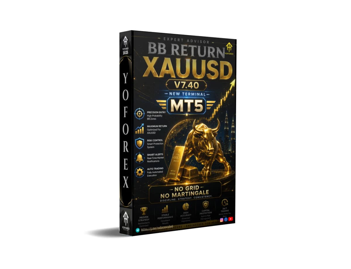 🚨 BB Return EA V7.40 MT5: Free Download Now Before It's Gone!