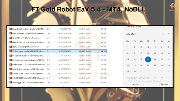 ft gold robot ea