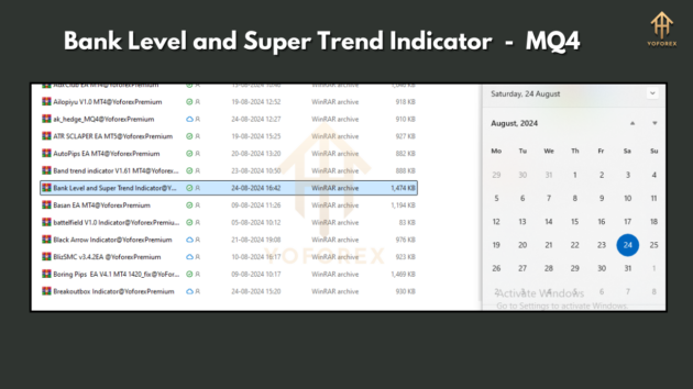 bank level and super trend indicator with source code