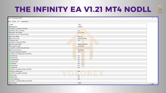 the infinity ea v1.21