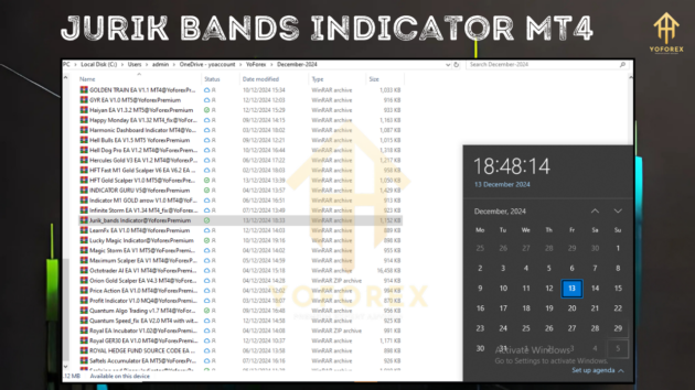 jurik bands indicator