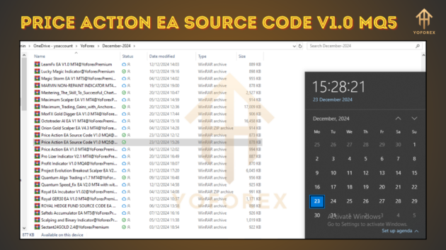 price action ea source code v1.0