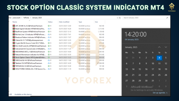 stock option classic system indicator