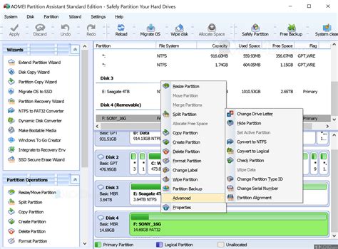 aomei partition assistant 9.0 download options
